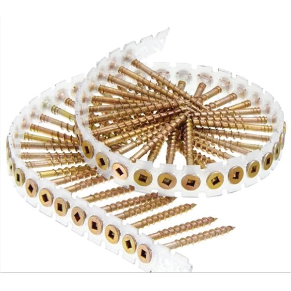 08F Series 08F175Y Screw, 2/3 in Thread, 1-3/4 in L, Flat Head, #2 Drive, Steel, Zinc