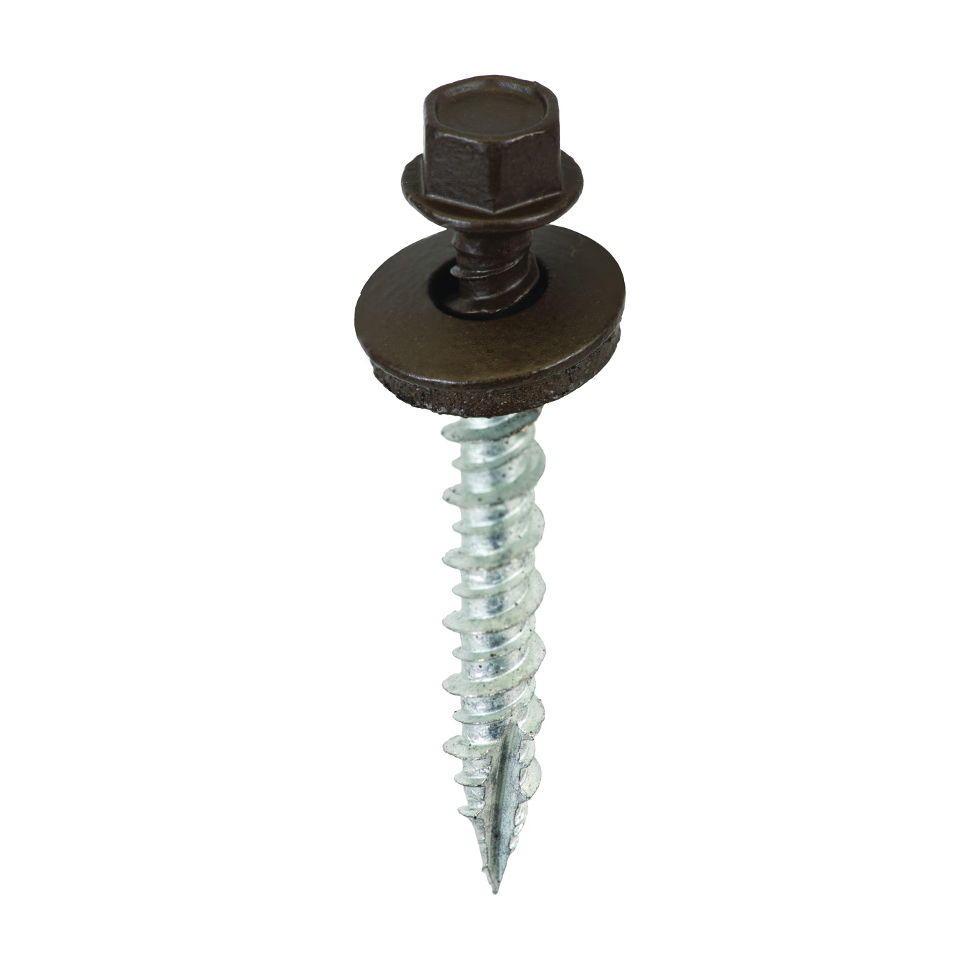 SW-MW15BS250 Screw, #9 Thread, High-Low, Twin Lead Thread, Hex Drive, Self-Tapping, Type 17 Point, 250/BAG