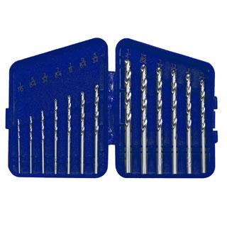 60137 Drill Bit Set, Standard, 15-Piece, M2 Steel, Bright