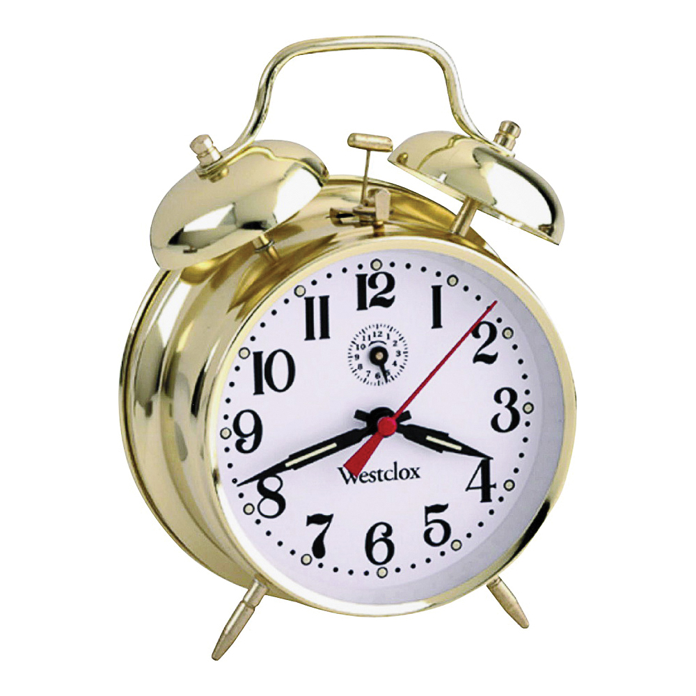 70010G Alarm Clock, Gold Case