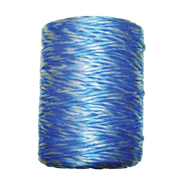 Ben-Mor polypropylene Twine- Twisted- Medium 500' White/Blue