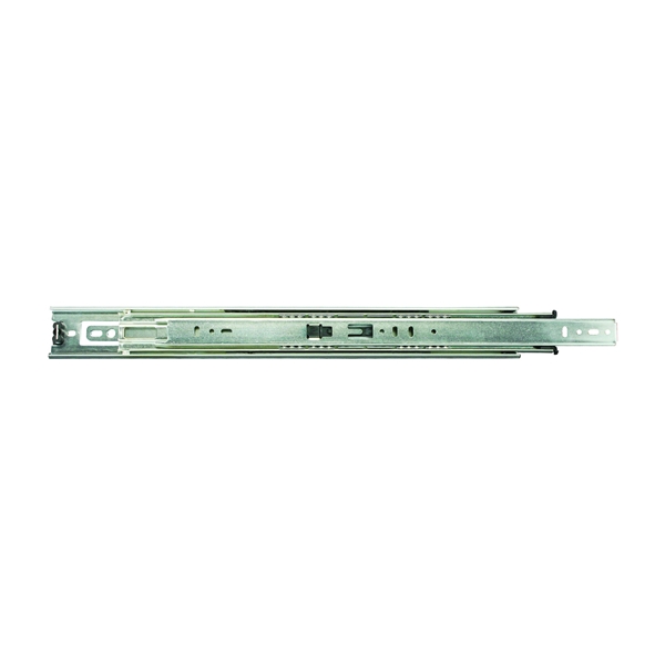 Knape & Vogt 8400P 14 Drawer Slide, 100 lb, 14 in L Rail, 1/2 in W Rail, Anochrome - 1