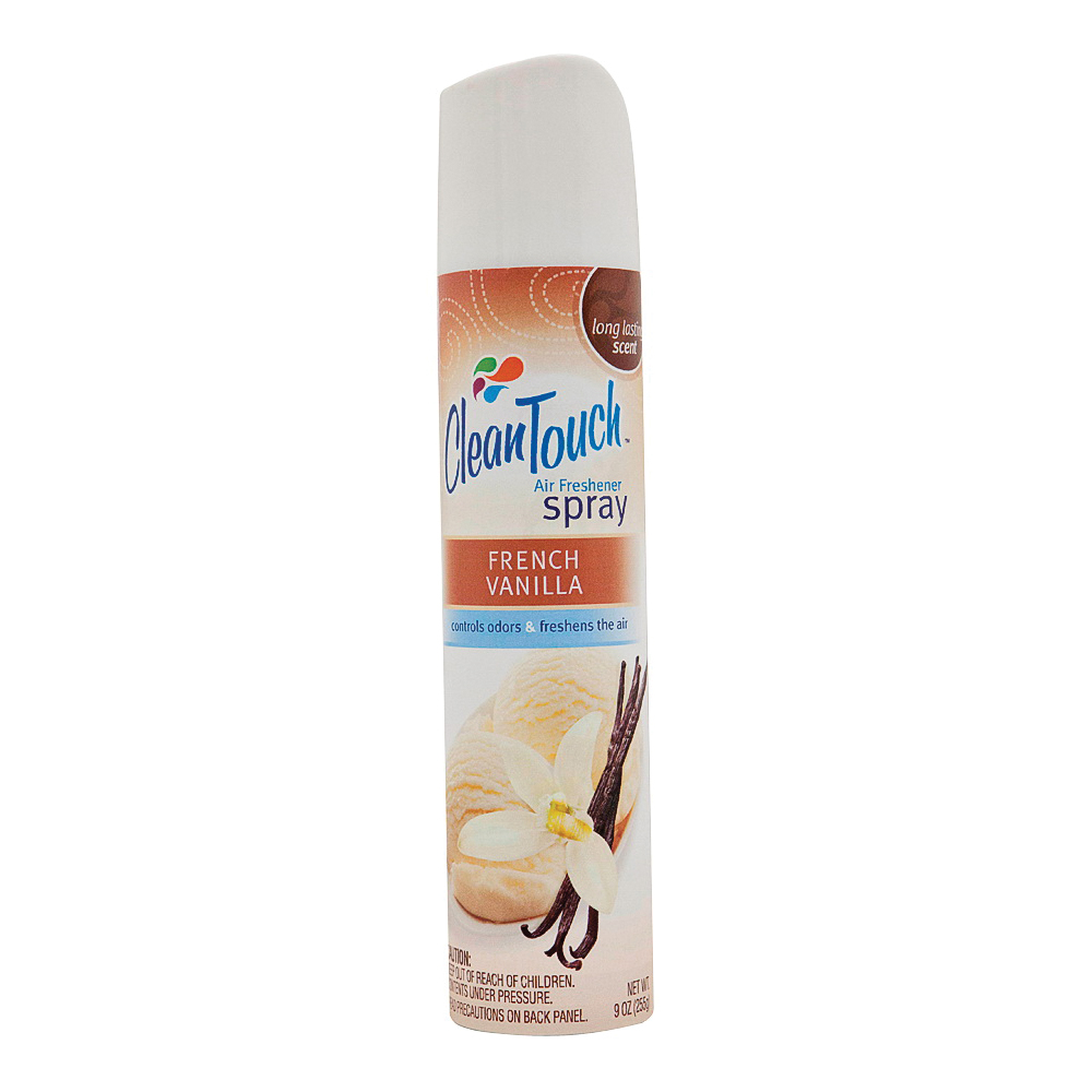CleanTouch 9669 Air Freshener, 9 oz Can, French Vanilla