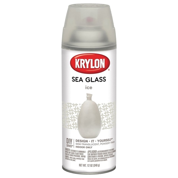 Krylon K09056000 Spray Glass Spray Paint, Sea Glass, 12 oz, Aerosol Can