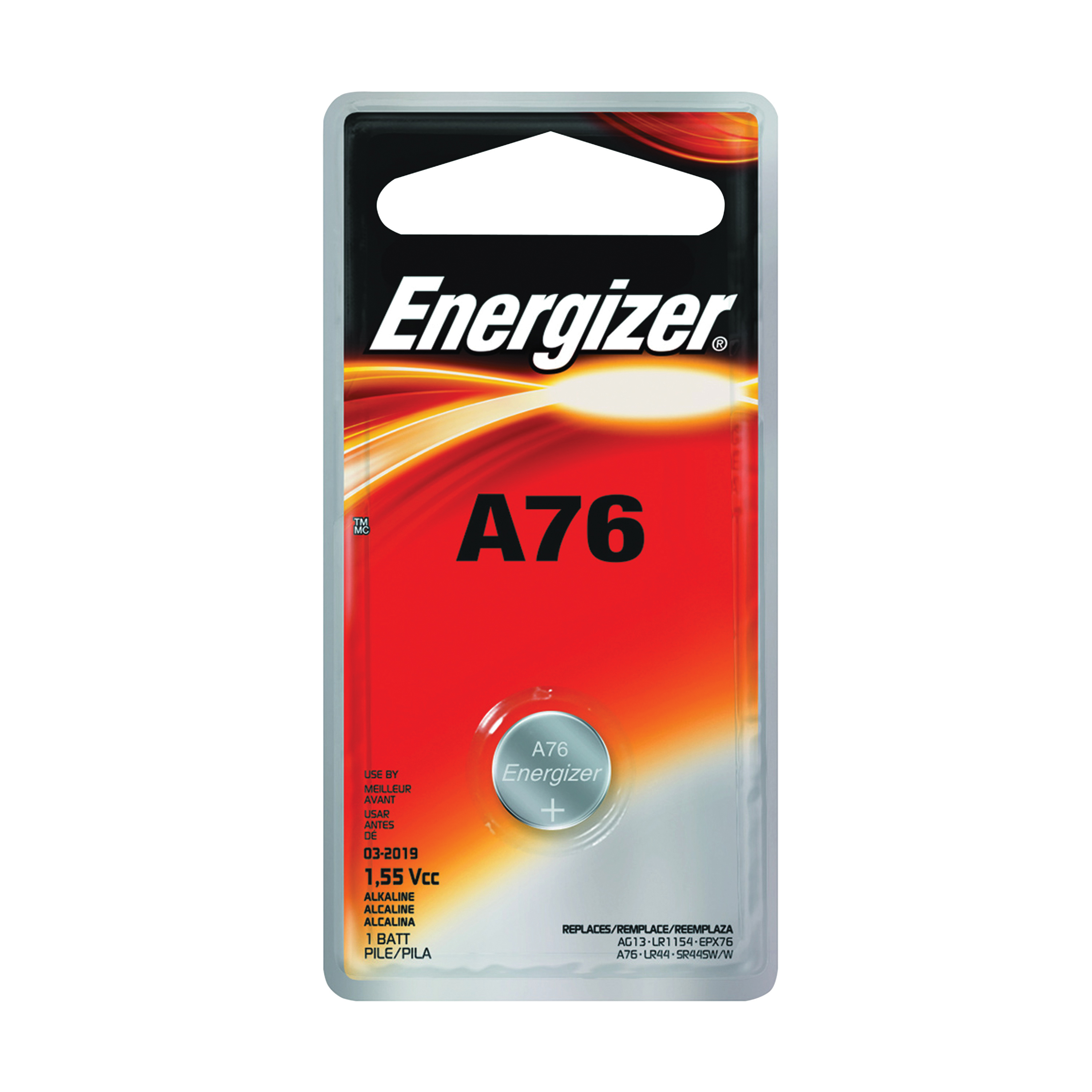A76BPZ Battery, 1.5 V Battery, 118 mAh, A76 Battery, Alkaline, Manganese Dioxide