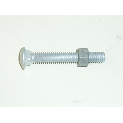 HD32020RP Carriage Bolt, Steel, 10 Pack