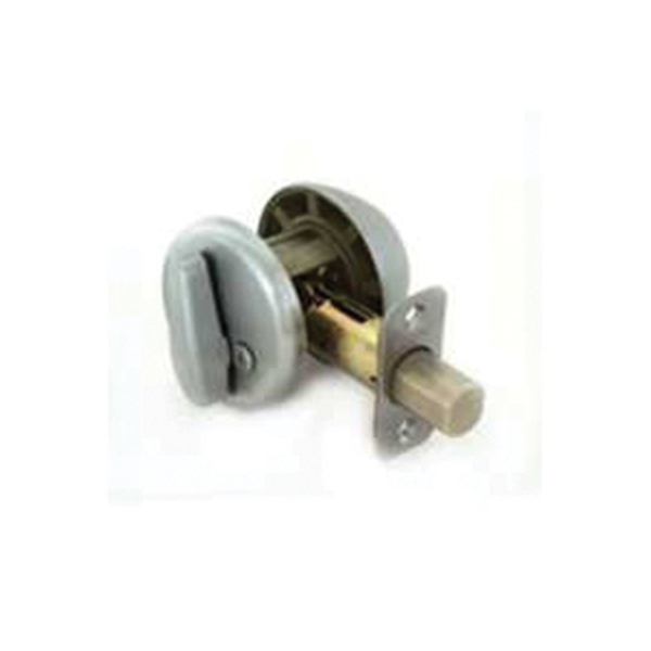 Schlage B60626 Deadbolt, 1 Grade, SC1 Key, Metal, Satin Chrome, 2-3/8, 2-3/4 in Backset, C Keyway - 1