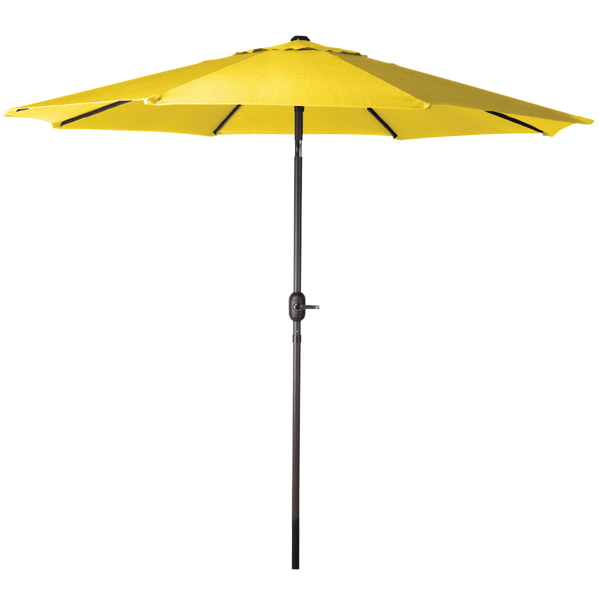 60038 Crank Umbrella, 92.9 in H, 107.9 in W Canopy, 107.9 in L Canopy, Round Canopy, Steel Frame