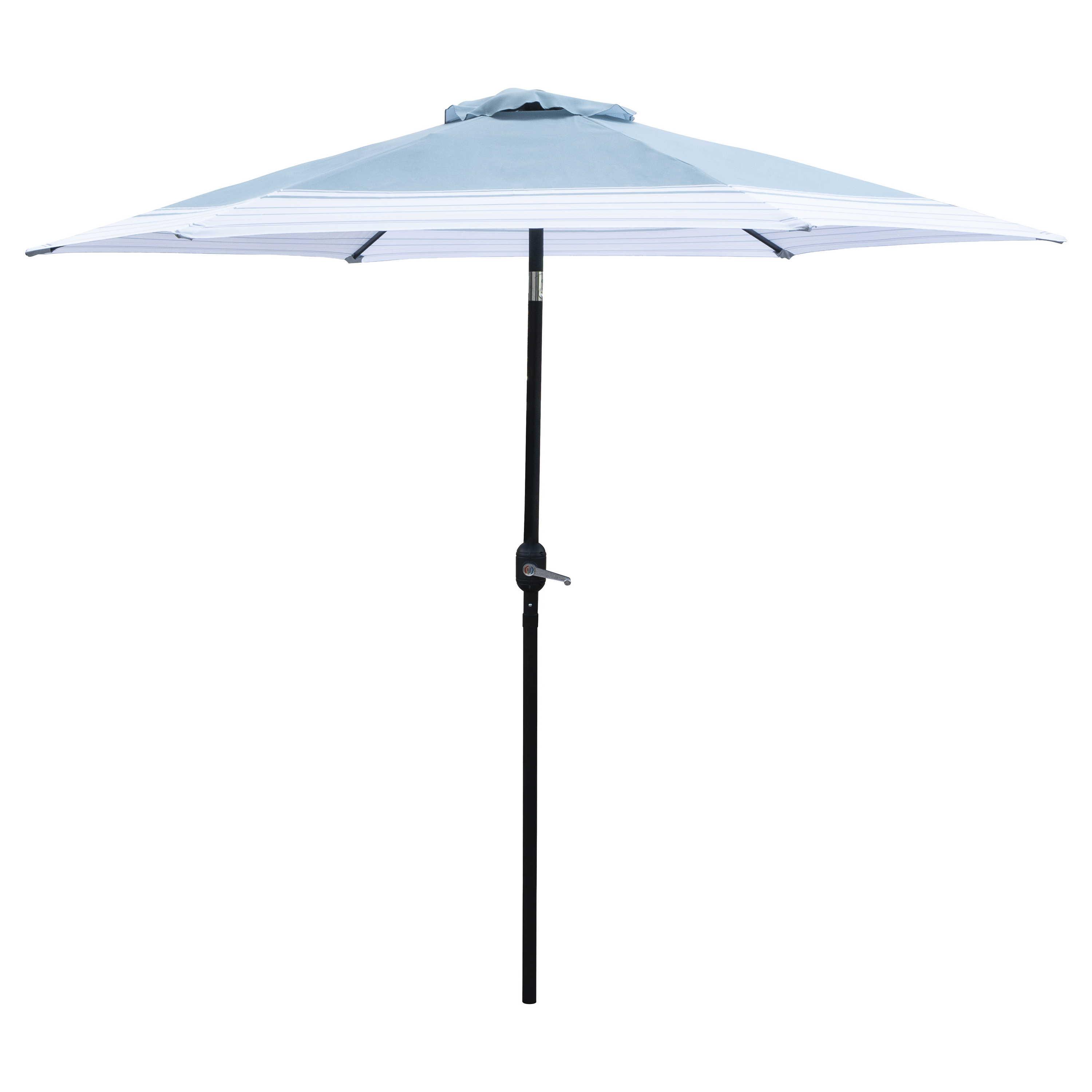 59794 Tilt/Crank Market Umbrella, 94.4 in H, 106.2 in W Canopy, 106.3 in L Canopy, Hexagonal Canopy