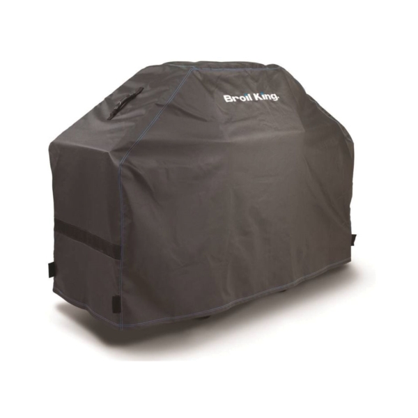 68487 Grill Cover, 21-1/2 in W, 46 in H, Polyester/PVC, Black