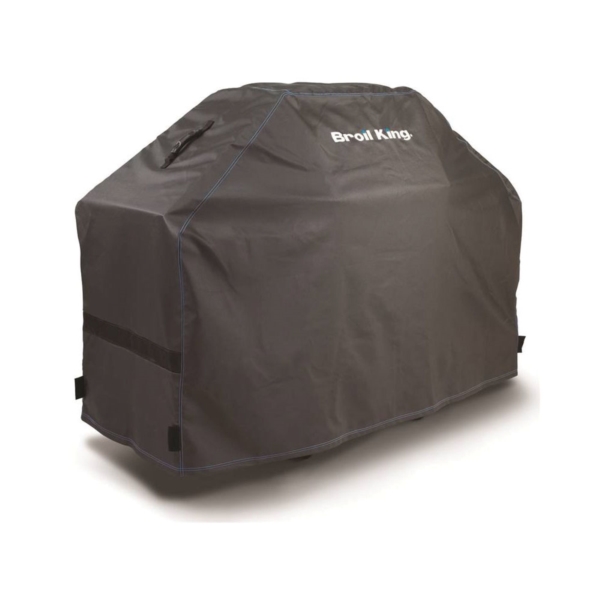 68490 Grill Cover, 25 in W, 48 in H, Polyester/PVC, Black