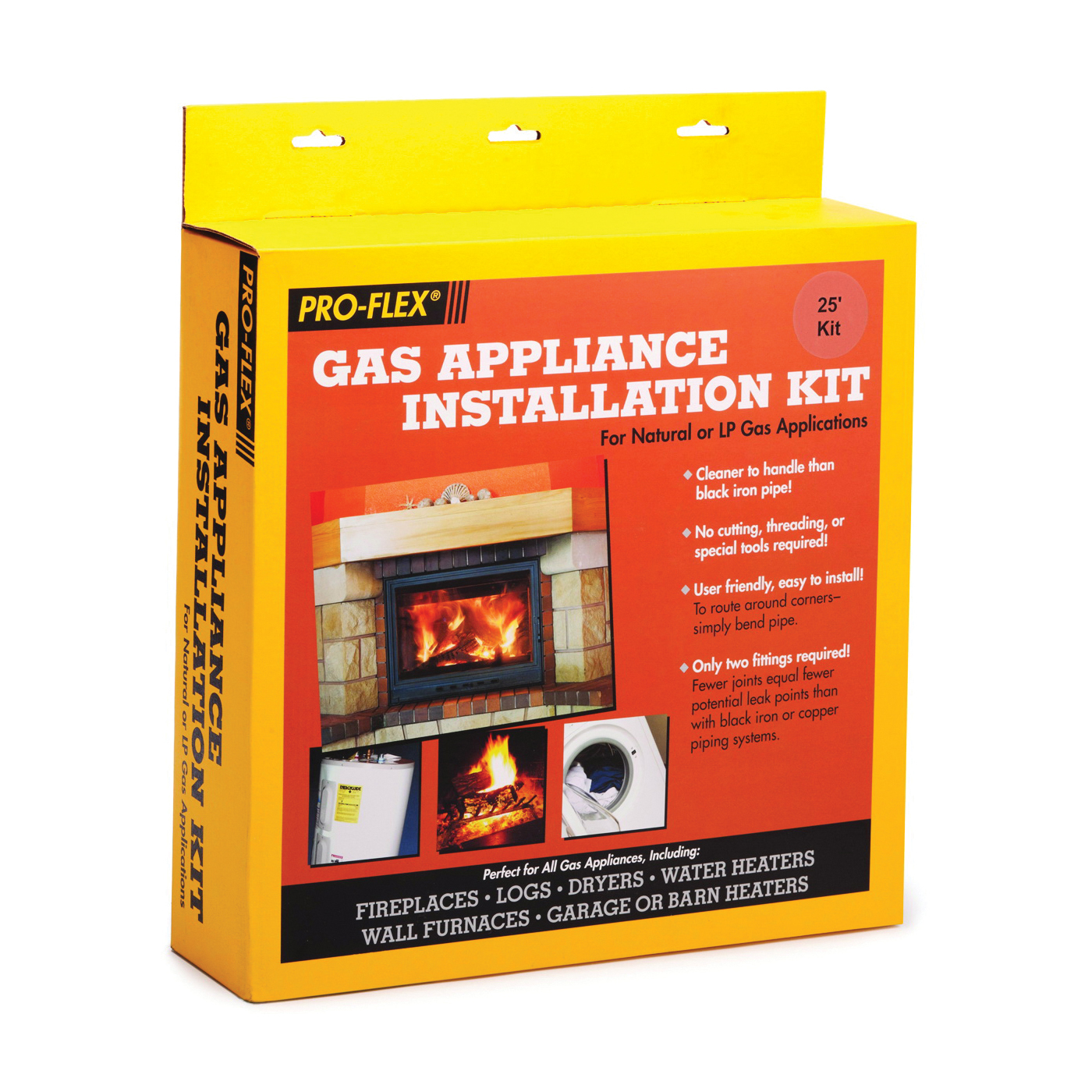 Pro-Flex PFSAGK-2000 Gas Appliance Installation Kit, For: Pro-Flex CSST Flexible Gas Piping System - 1
