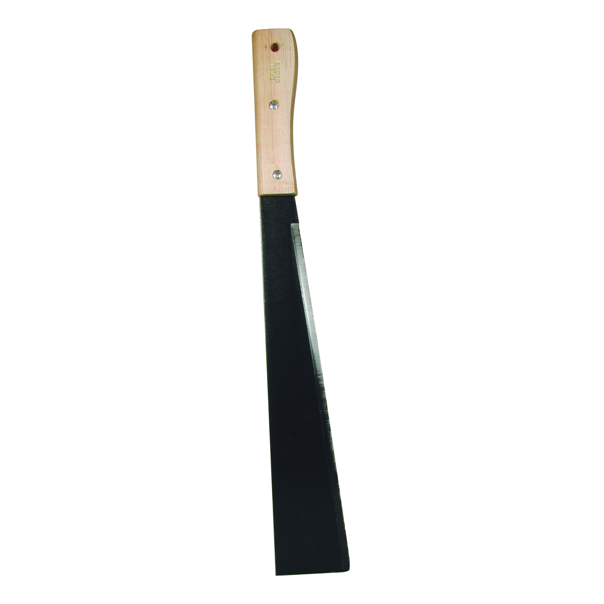 62224 Corn Knife, 21-1/2 in OAL, 15 in Blade, Steel Blade, Tempered Blade, Wood Handle