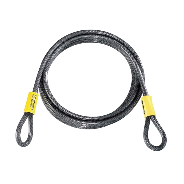 Schlage 999263 Flexible Cable Lock, 3/8 in Dia Shackle, Steel Body - 2