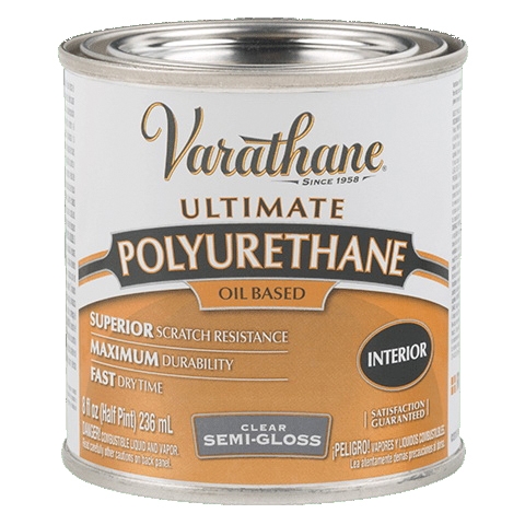 6061H Polyurethane, Semi-Gloss, Liquid, Clear, 1/2 pt