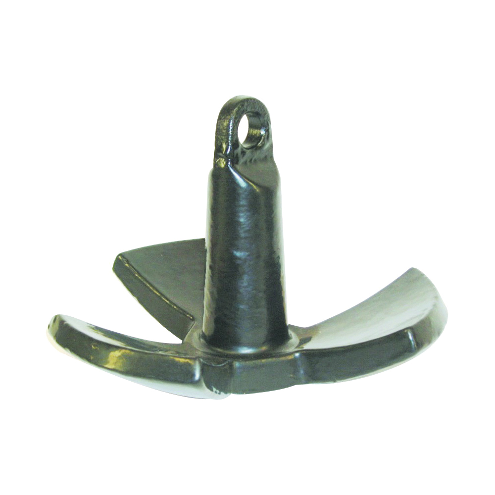 M-231B River Anchor, Red, Cast Iron, PVC-Coated