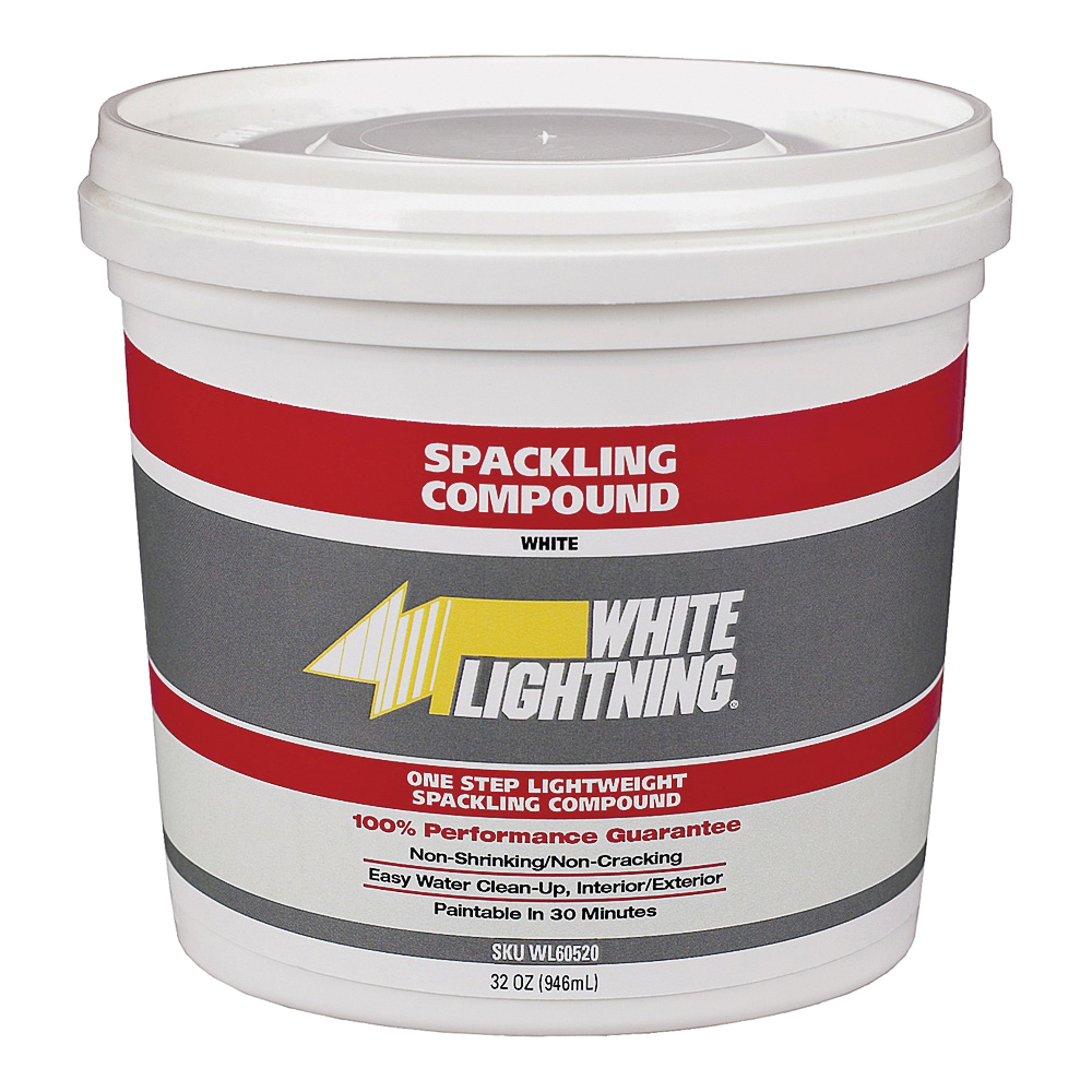 WL60512 Lightweight Spackling, White, 0.5 pt, Can