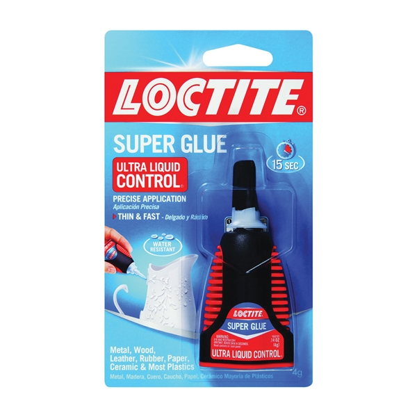 1647358 Ultra Gel Super Glue, Liquid, Irritating, Transparent, 4 g Bottle