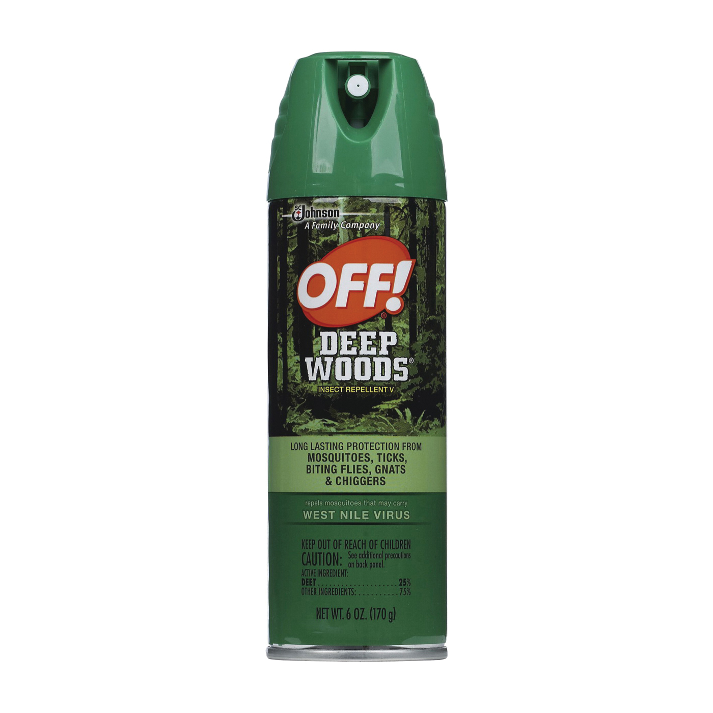 Deep Woods 01842 Insect Repellent V, 6 oz, Liquid, Clear, Alcohol