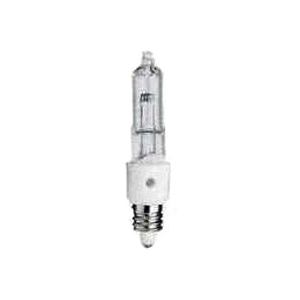 BPQ150/CL/MC Halogen Bulb, 150 W, Candelabra E11 Lamp Base, T4 Lamp, 3000 K Color Temp