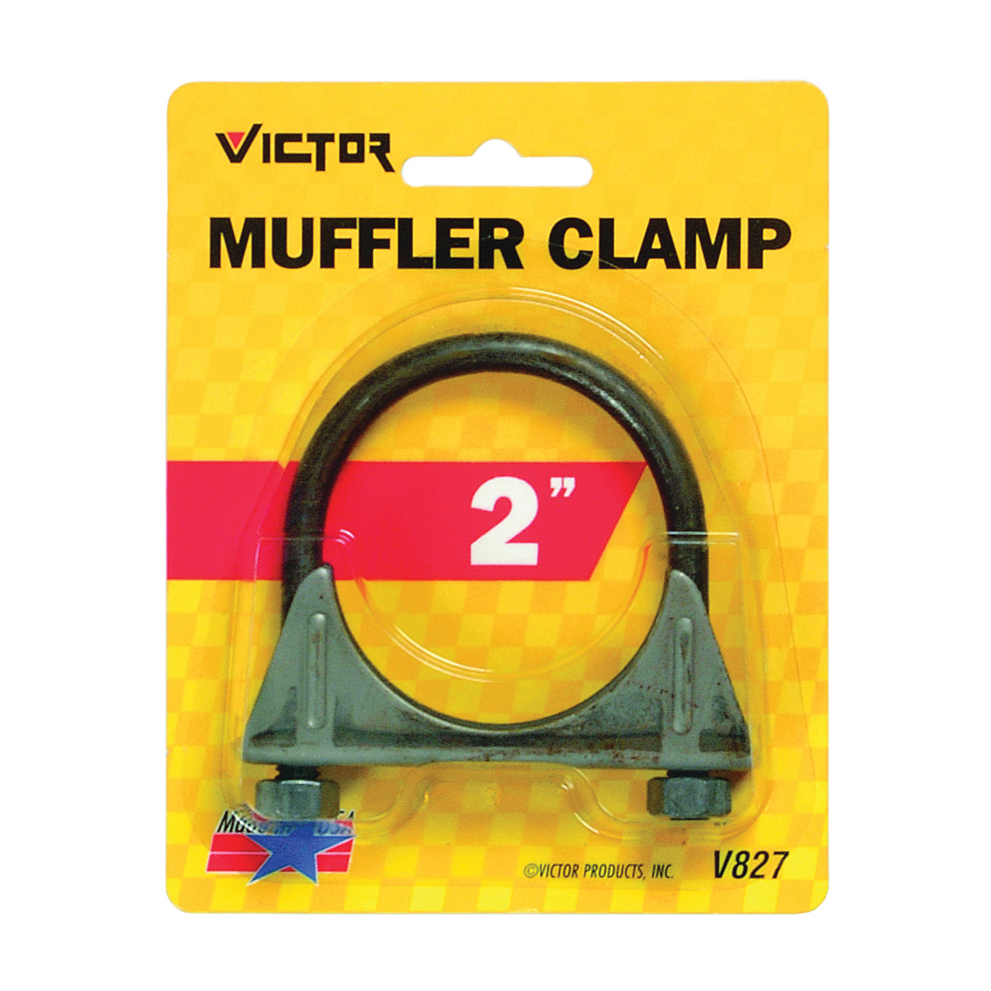 GENUINE VICTOR 22-5-00827-8 Muffler Clamp, Steel - 1
