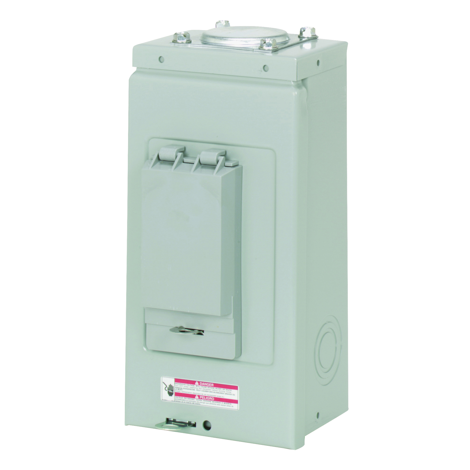 CH CH2L70RP Load Center, 70 A, 2 -Space, 4 -Circuit, Main Lug, NEMA 3R Enclosure