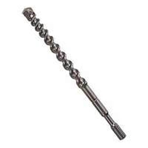 Speed-X HC4501 Hammer Drill Bit, 3/8 in Dia, 13 in OAL, Spiral Flute, 2-Flute, Spline Shank