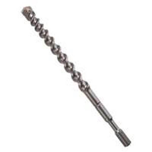 Speed-X HC4031 Hammer Drill Bit, 3/4 in Dia, 13 in OAL, Spiral Flute, 2-Flute, Spline Shank