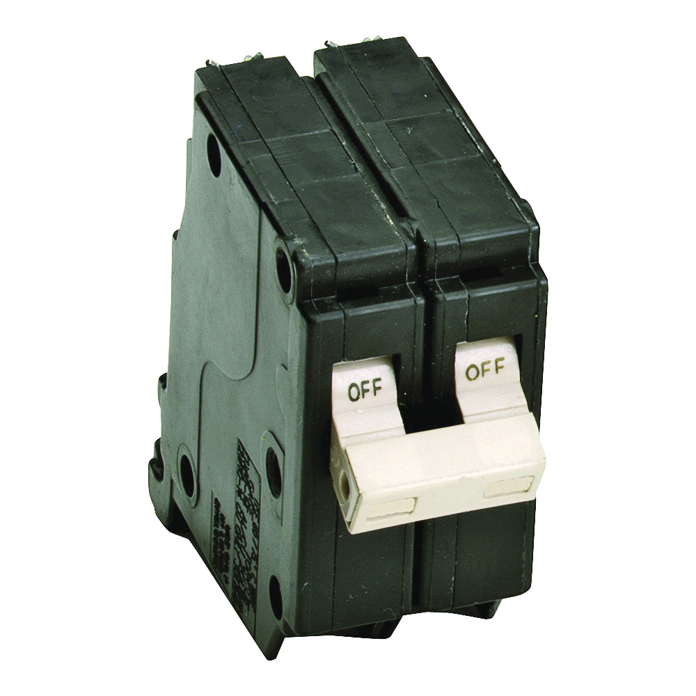 CHF250 Circuit Breaker with Flag, Mini, Type CH, 50 A, 2 -Pole, 120/240 V, Instantaneous Trip