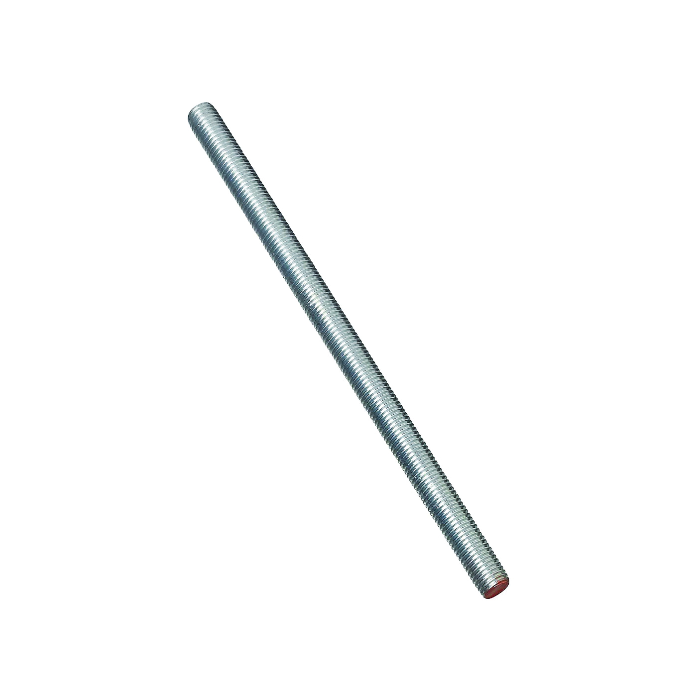 N179-366 Threaded Rod, 5/8-11 Thread, 12 in L, A Grade, Steel, Zinc, UNC Thread