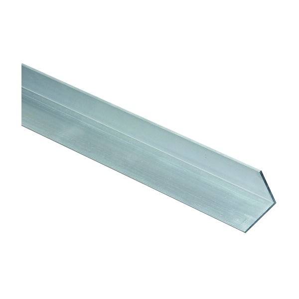 4203BC Series N247-338 Angle Stock, 1 in L Leg, 72 in L, 1/16 in Thick, Aluminum, Mill