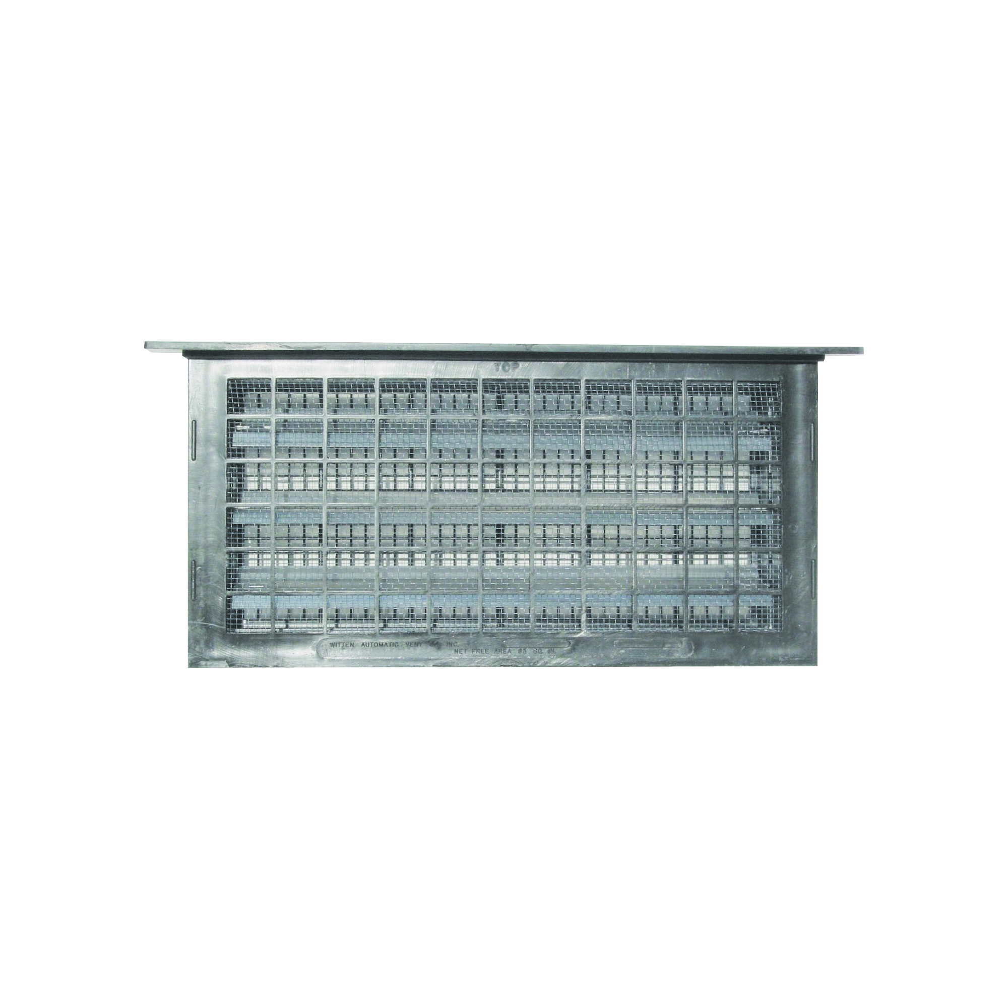 304LGR Automatic Foundation Vent, 62 sq-in Net Free Ventilating Area, Mesh Grill, Thermoplastic, Gray
