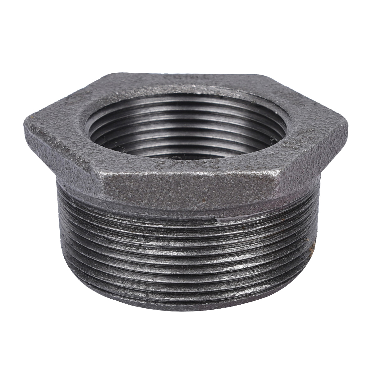 35-2X1-1/2B Pipe Bushing, 2 x 1-1/2 in, Threaded x Female Inlet x Male Outlet, Steel, 300 psi Pressure