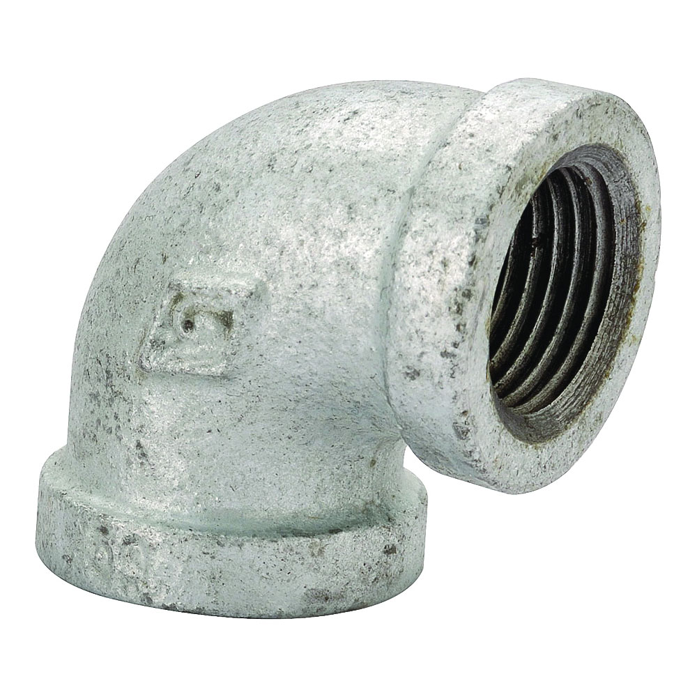 PPG90R-40X25 Reducing Pipe Elbow, 1-1/2 x 1-1/2 x 1 x 1 in, Threaded, 90 deg Angle, SCH 40 Schedule