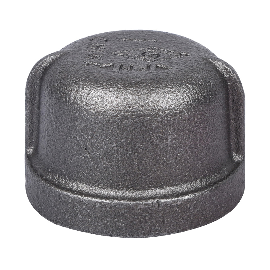 Prosource 18-1B Pipe Cap, 1 in, Threaded, Malleable Iron, 40 Schedule, 300 psi Pressure