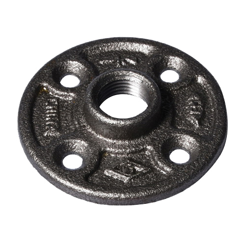 27-1/2B Floor Flange, 1/2 in, 3 in Dia Flange, FIP, 4-Bolt Hole, 0.28 inch (7 mm) Dia Bolt Hole