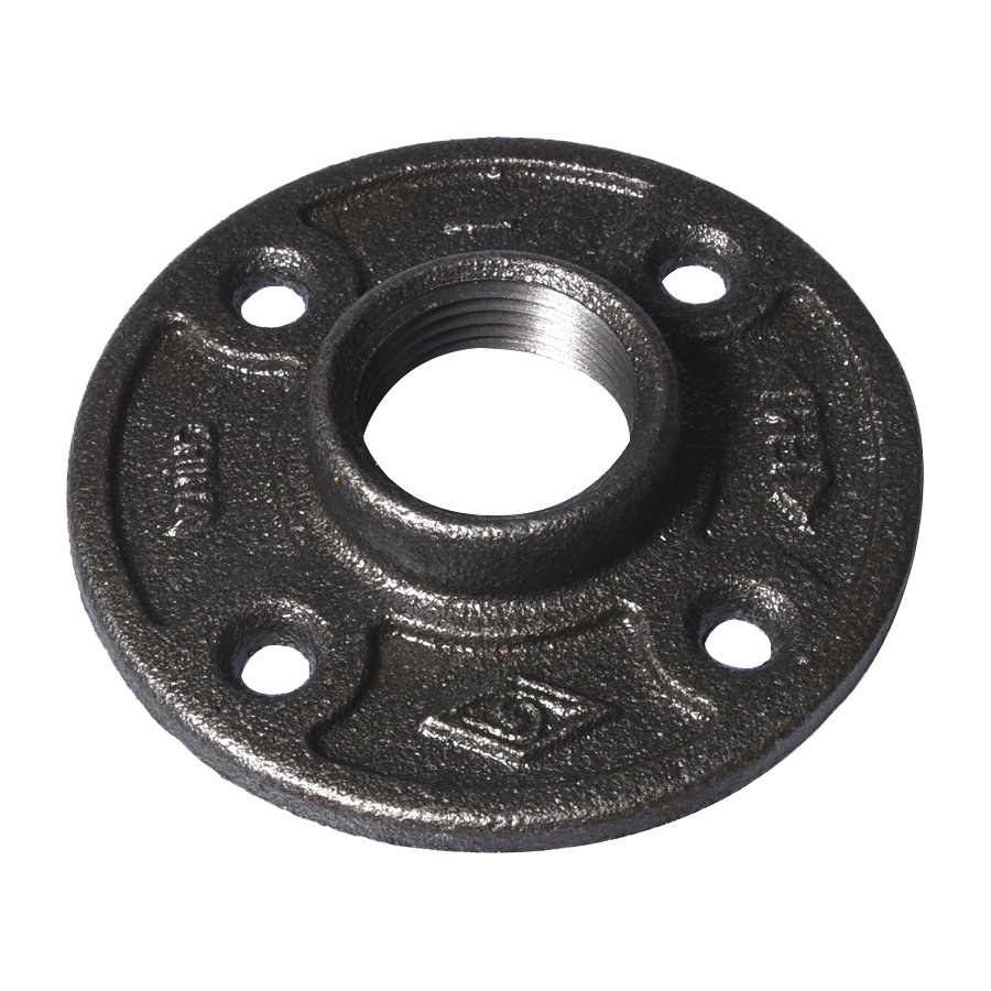 Prosource 27-11/4B Floor Flange, 1-1/4 in, 4.2 in Dia Flange, FIP, 4-Bolt Hole, 0.28 inch (7 mm) Dia Bolt Hole - 1