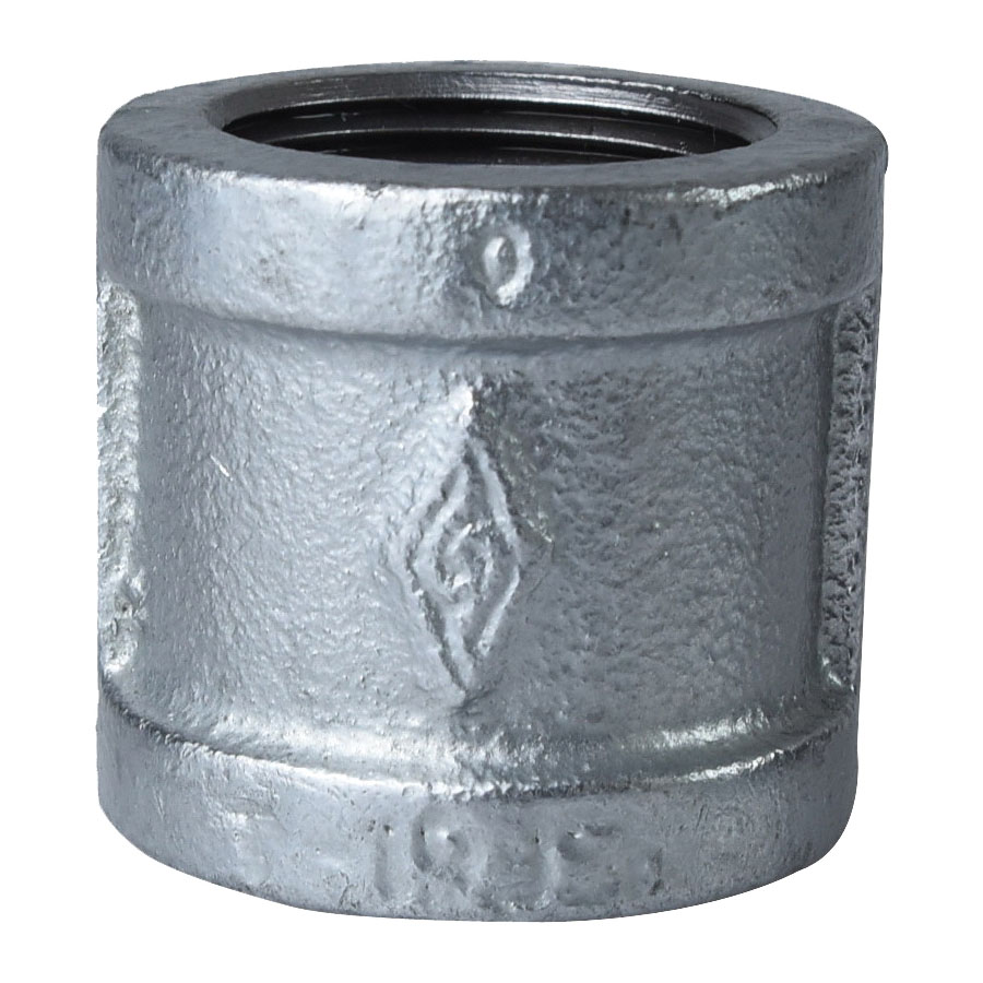 21-1G Pipe Coupling, 1 in, Threaded, Malleable Steel, SCH 40 Schedule, 300 psi Pressure