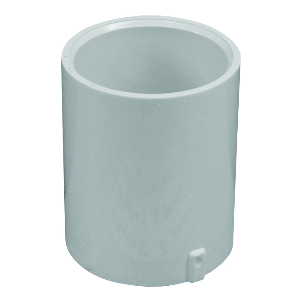 300 Series 429020BC Extended Pipe Coupling, 2 in, Slip Joint, White, SCH 40 Schedule, 480 psi Pressure