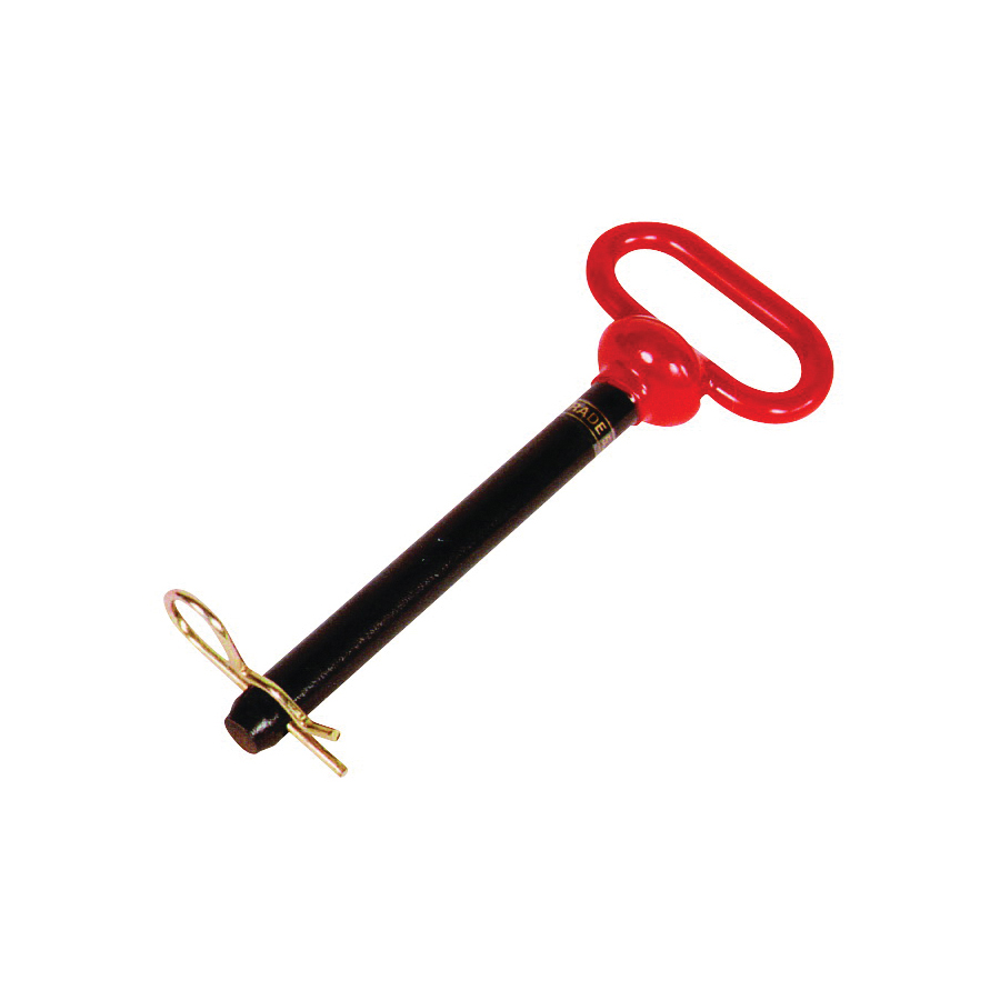 SpeeCo S70056200 Hitch Pin, 1-1/8 in Dia Pin, 11-1/2 in L, 8-1/2 in L Usable, 5 Grade, Steel, Black