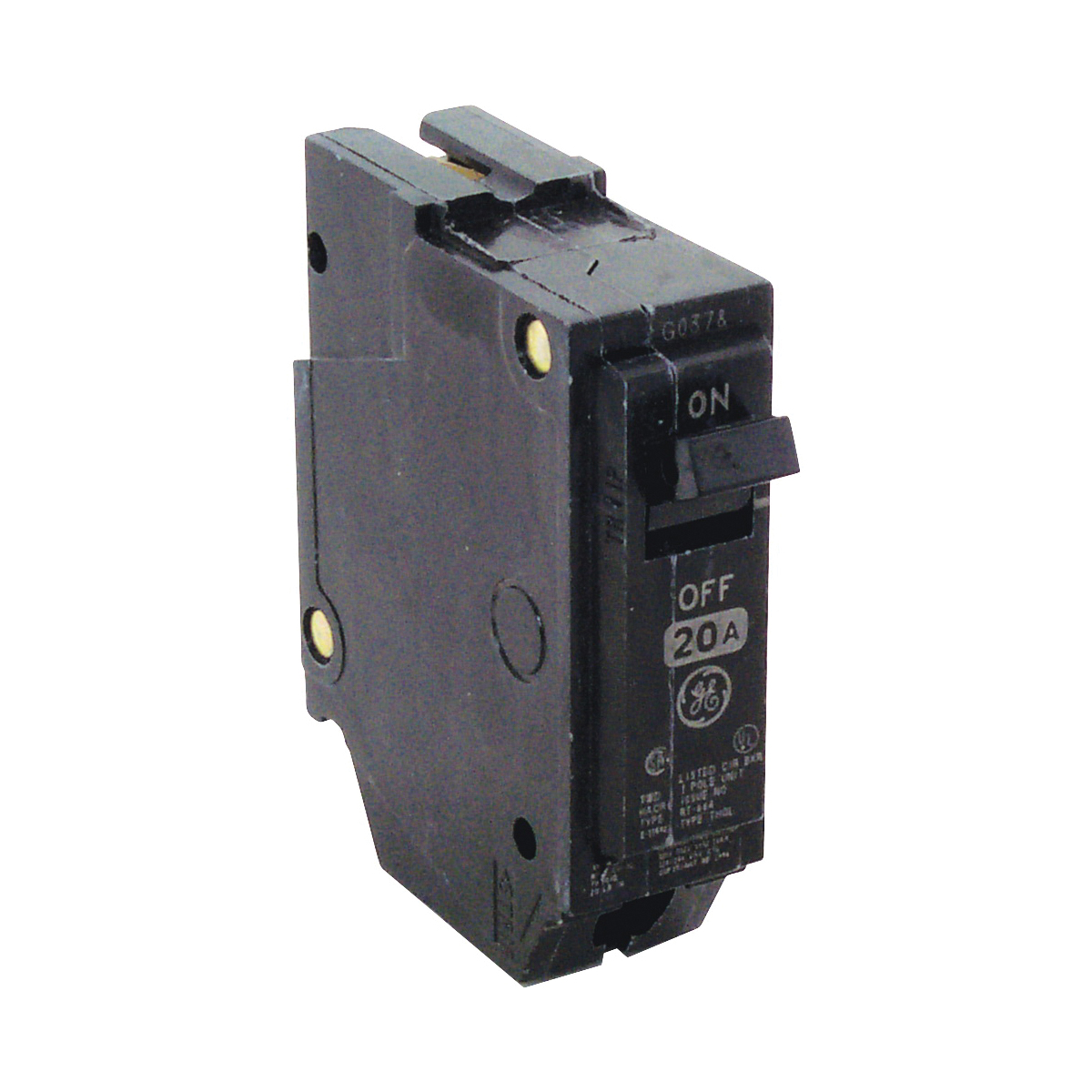 THQL1120 Feeder Circuit Breaker, Type THQL, 20 A, 1 -Pole, 120/240 V, Plug Mounting