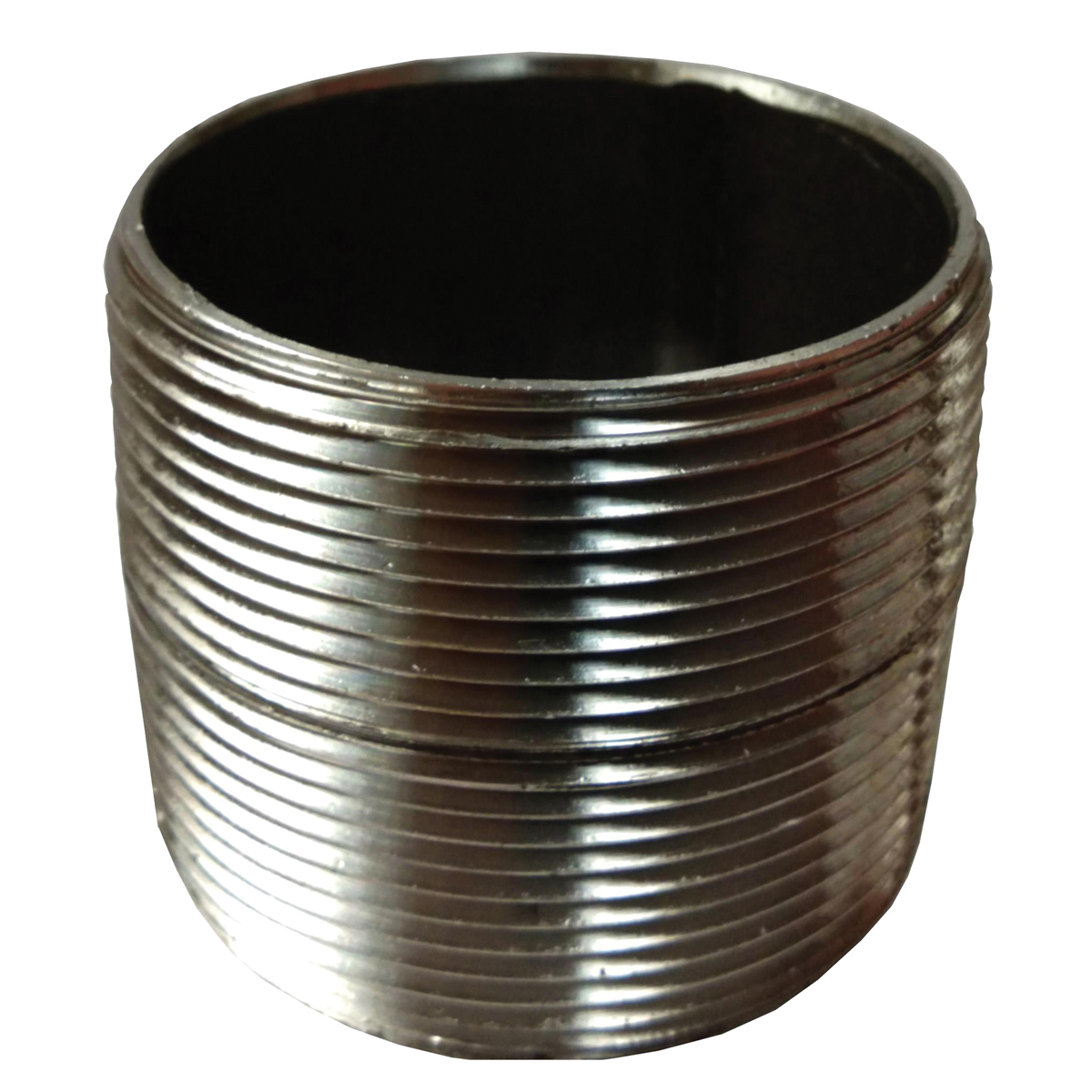 2XC Pipe Nipple, 2 in, Male NPT Threaded, Steel, SCH 40 Schedule