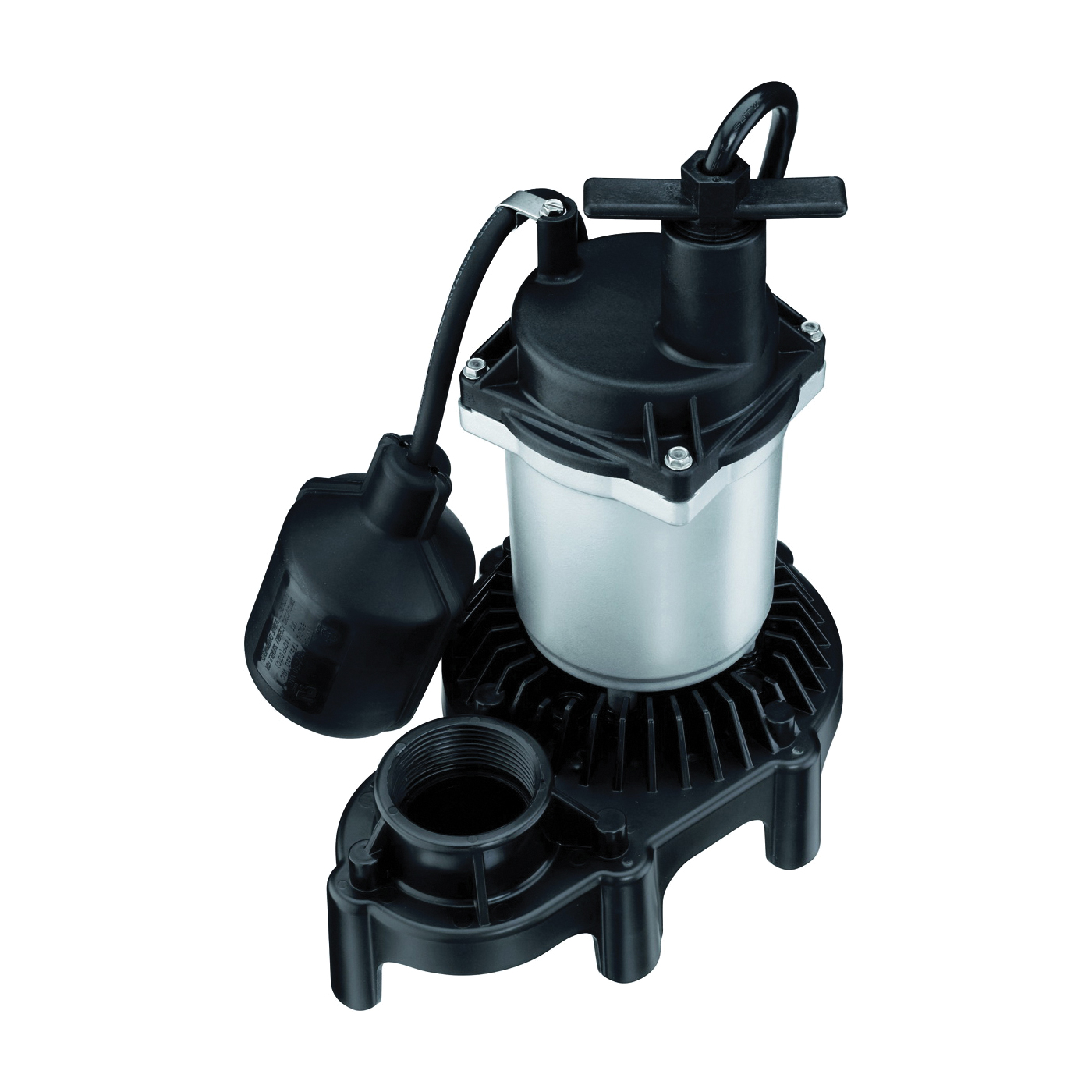 2163 Sump Pump, 1-Phase, 3.9 A, 115 V, 0.33 hp, 1-1/2 in Outlet, 22 ft Max Head, 660 gph, Thermoplastic