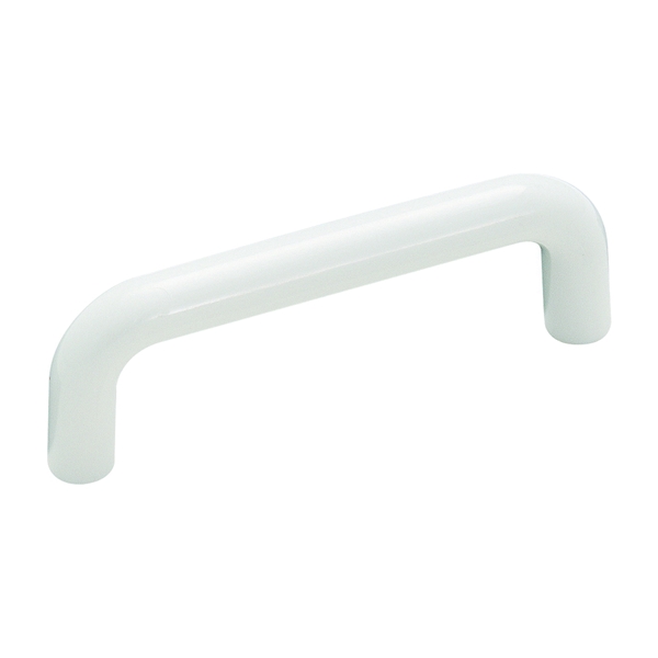 Allison Value Series BP803PW Cabinet Pull, 3-3/8 in L Handle, 1-1/8 in Projection, Plastic, White