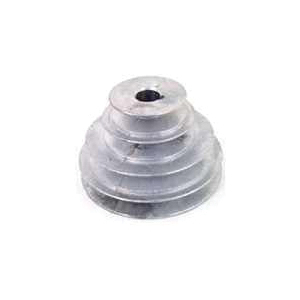 141 5/8 V-Groove Pulley, 5/8 in Bore, 2 in OD, 1/2 in W x 11/32 in Thick Belt, Zinc