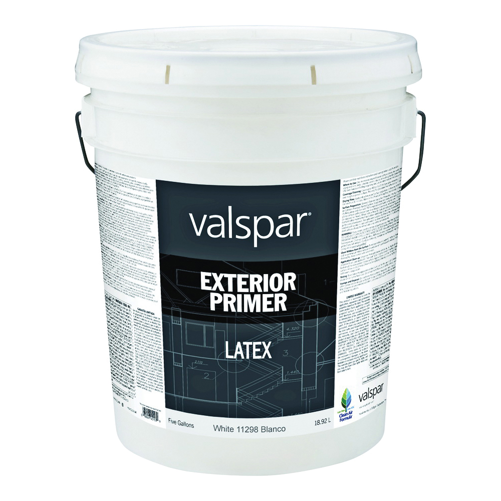 Professional 11298 Series 045.0011298.008 Exterior Primer, White, 5 gal