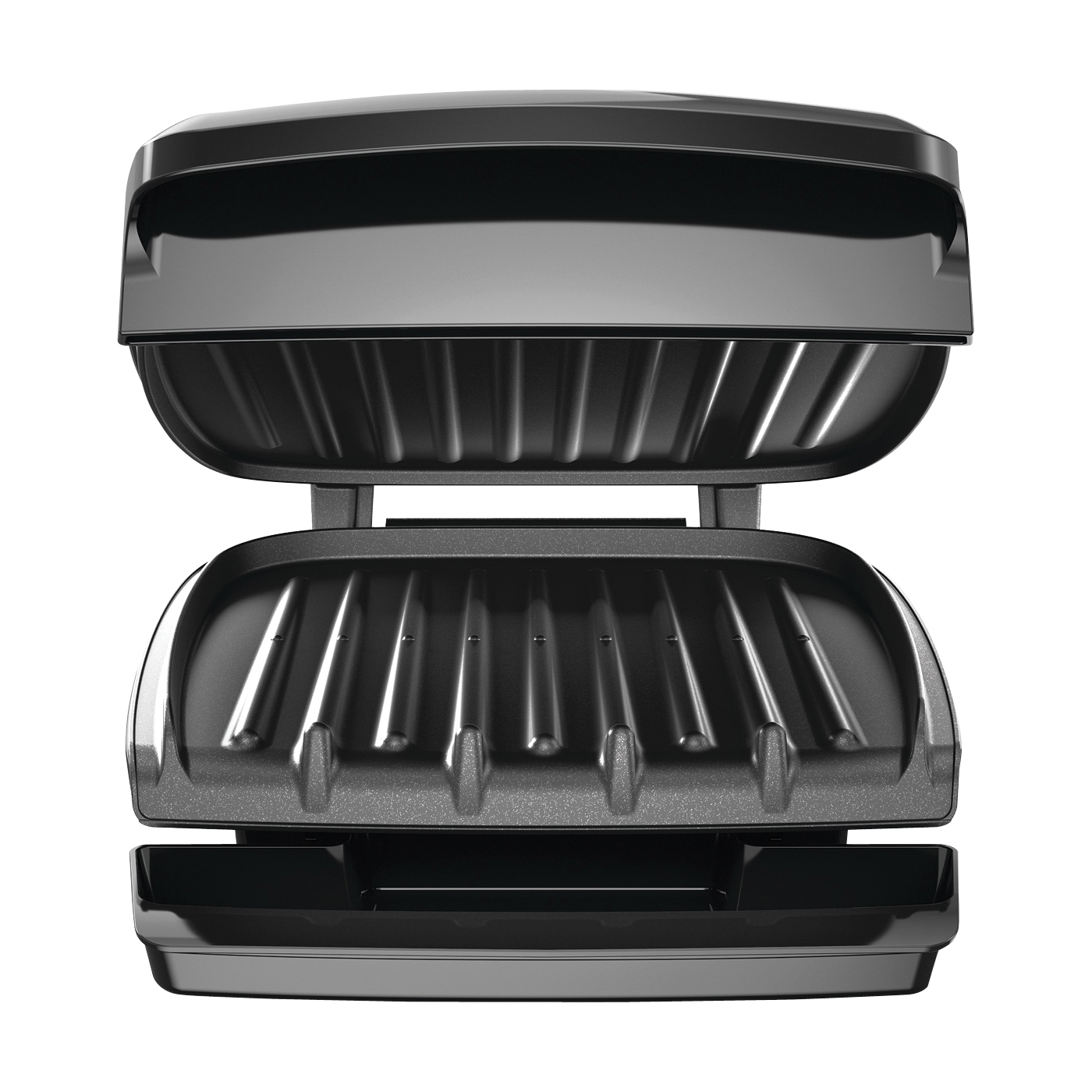 GR340FB Plate Grill, 1000 W, 120 V, Metal/Plastic, Black