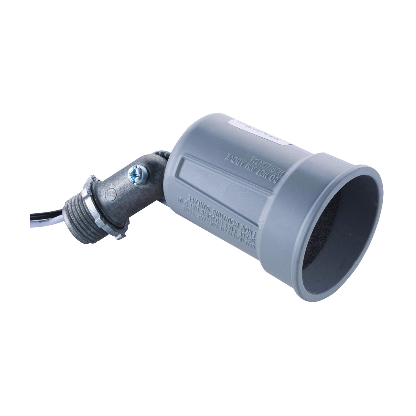 5606-0 Lamp Holder, 120 V, 75 to 150 W, Gray
