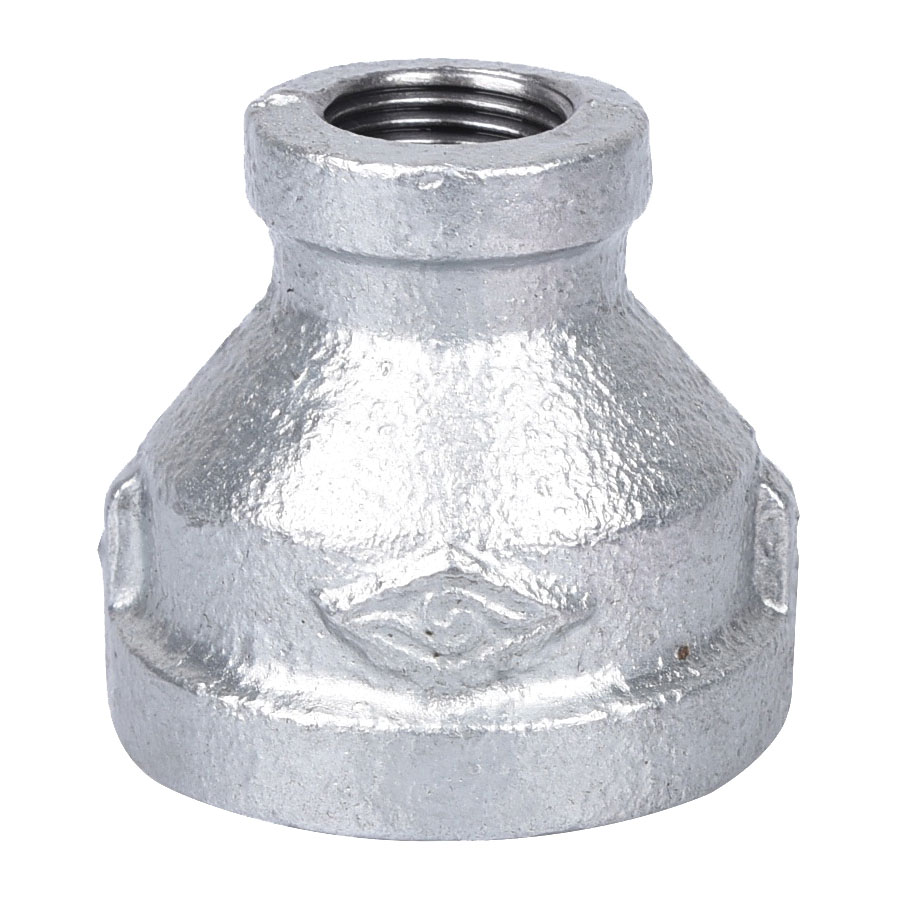 PPG240-25X10 Reducing Pipe Coupling, 1 x 3/8 in, Threaded, Malleable Steel, SCH 40 Schedule