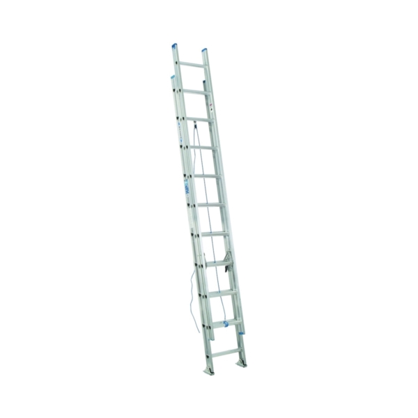 WERNER D1332-2  32 ft. Extension Ladder, 31 ft. Reach, 250 lb, Aluminum